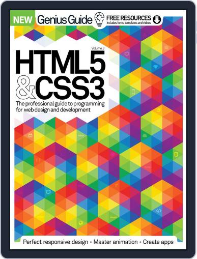HTML 5 & CSS3 Genius Guide March 1st, 2016 Digital Back Issue Cover
