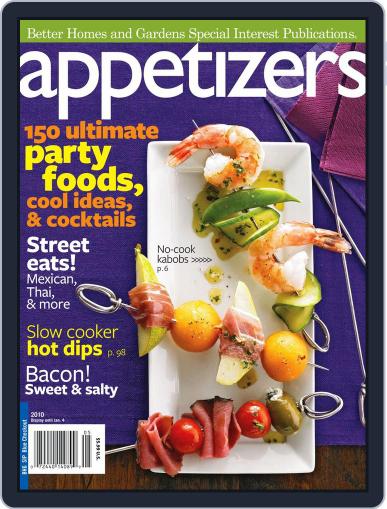 Appetizers January 1st, 2010 Digital Back Issue Cover