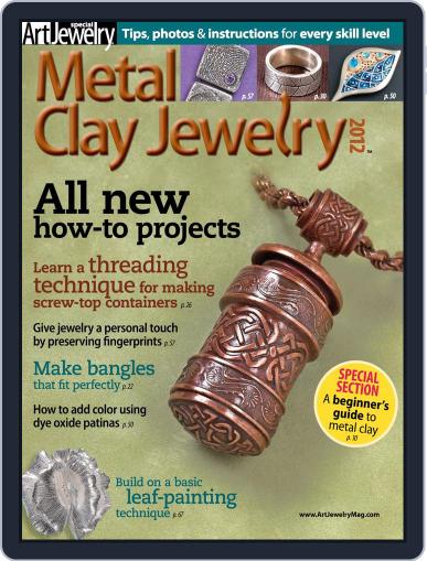 Metal Clay Jewelry April 3rd, 2012 Digital Back Issue Cover