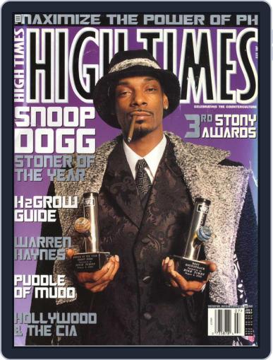 High Times- Stoner of the Year: Snoop Dogg September 17th, 2009 Digital Back Issue Cover