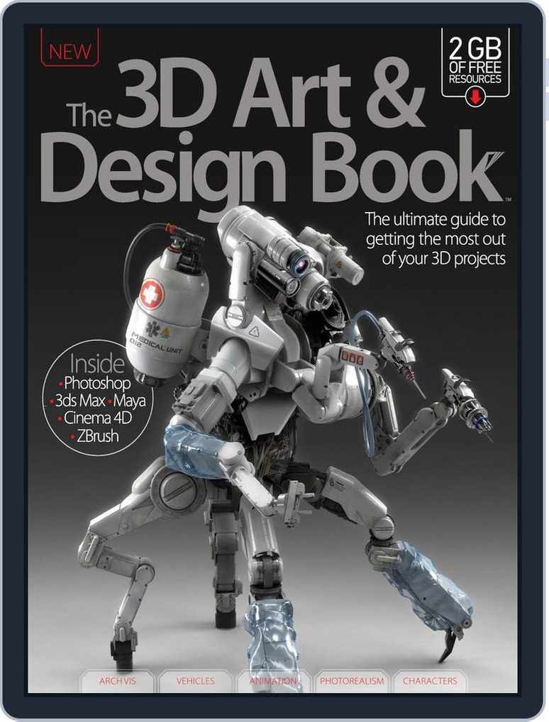 The 3D Art & Design Book United Kingdom Magazine (Digital) -  