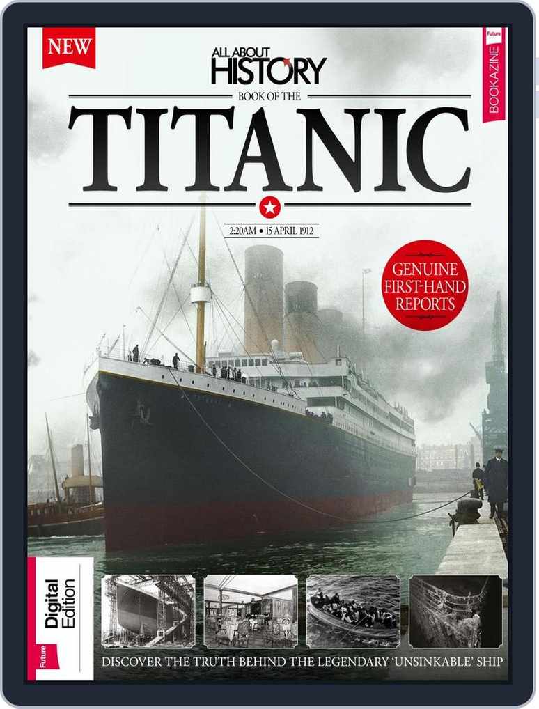 All About History Book Of The Titanic Magazine Digital Discountmags Com