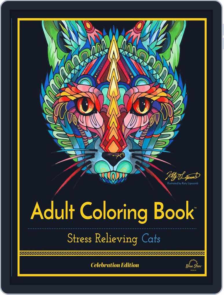 Colorful Cats: Stress-Relieving Cat Coloring Book