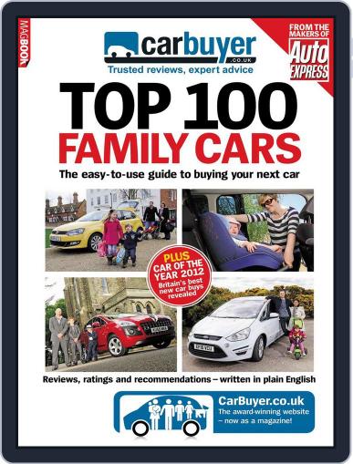 CarBuyer Top 100 Family Cars Magazine (Digital) April 13th, 2012 Issue Cover