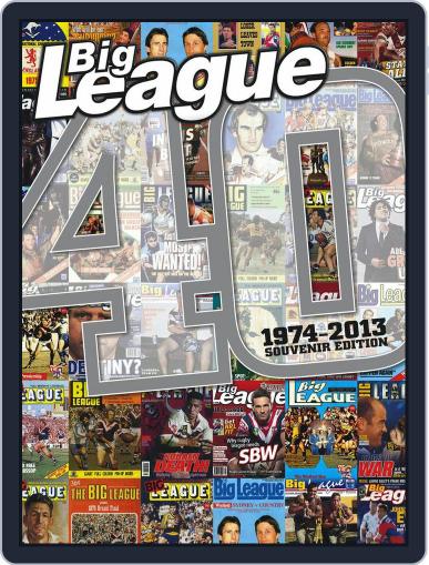 Big League magazine - 40 years special August 26th, 2013 Digital Back Issue Cover