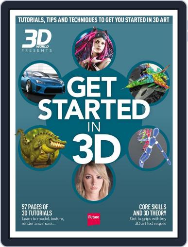 Get Started in 3D August 5th, 2014 Digital Back Issue Cover