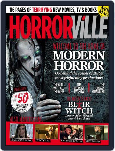 Horrorville Issue 1 August 31st, 2016 Digital Back Issue Cover