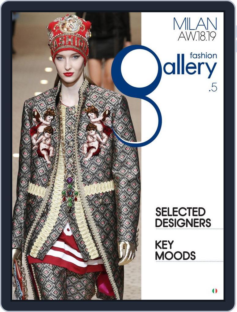 FASHION GALLERY MILAN April 23rd, 2018 Digital Back Issue Cover