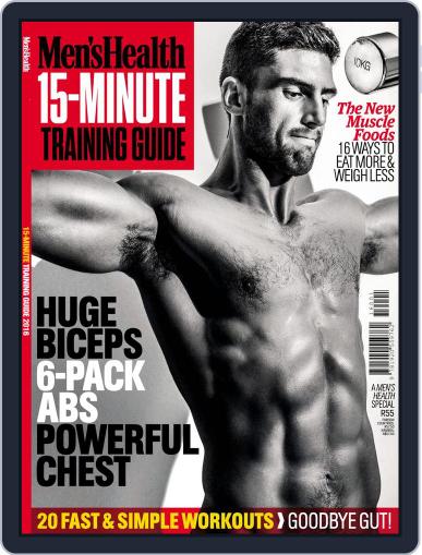 Men’s Health 15 Min workouts September 30th, 2016 Digital Back Issue Cover