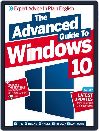 The Advanced Guide to Windows 10 September 30th, 2016 Digital Back Issue Cover