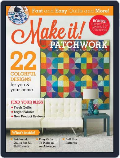 MAKE IT! PATCHWORK January 1st, 2017 Digital Back Issue Cover