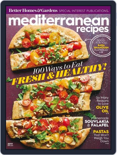 Mediterranean Recipes January 1st, 2017 Digital Back Issue Cover