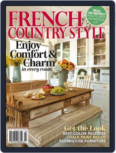 French Country Style Magazine (Digital) July 24th, 2017 Issue Cover