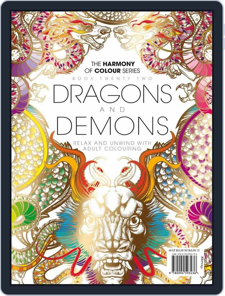 Download Colouring Book Dragons And Demons Magazine Digital Discountmags Com