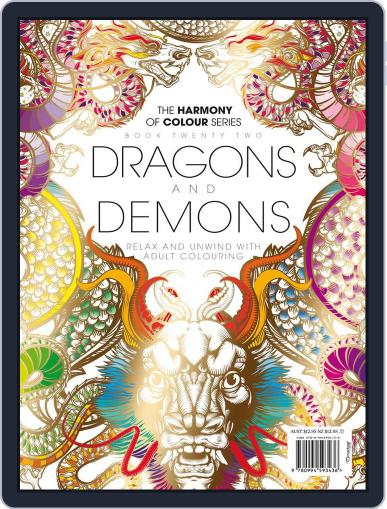 Colouring Book: Dragons and Demons June 1st, 2017 Digital Back Issue Cover