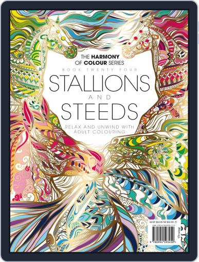 Colouring Book: Stallions and Steeds June 1st, 2017 Digital Back Issue Cover