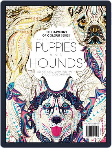 Colouring Book: Puppies and Hounds June 1st, 2017 Digital Back Issue Cover