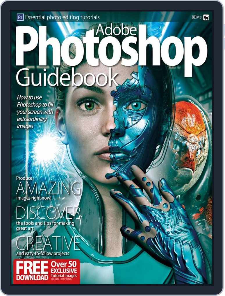 adobe photoshop guidebook magazine digital