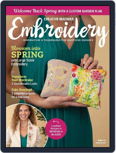 CREATIVE MACHINE EMBROIDERY November 14th, 2023 Digital Back Issue Cover