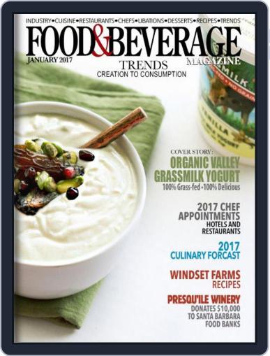 Food & Beverage Digital Back Issue Cover