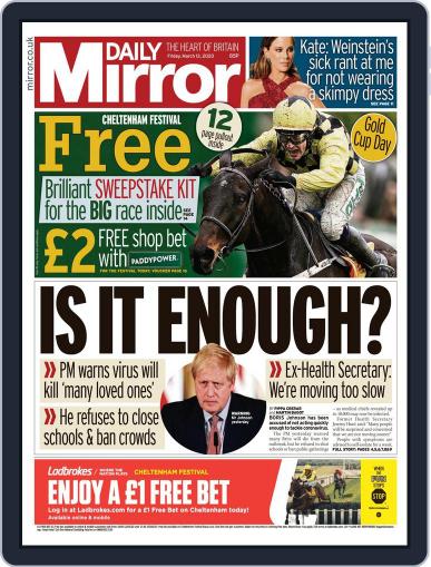 Daily Mirror UK Digital Back Issue Cover