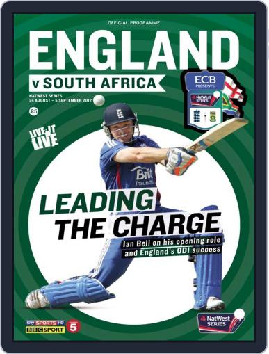 Official England Cricket programme Digital Back Issue Cover
