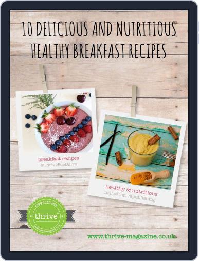Simple & Healthy Breakfast E-book Digital Back Issue Cover