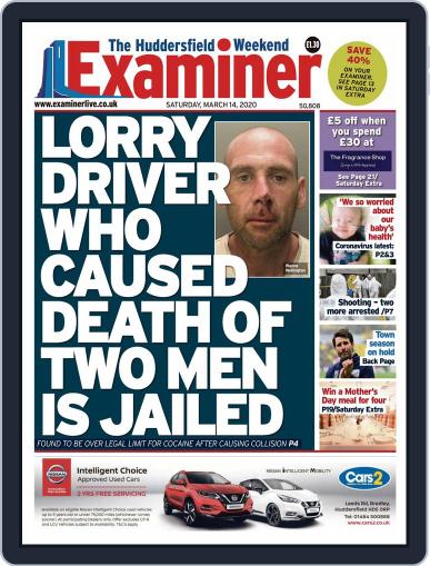 The Huddersfield Daily Examiner Digital Back Issue Cover