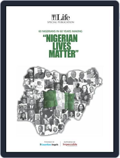 60 Nigerians In 60 Years Making Nigerian Lives Matter. Digital Back Issue Cover