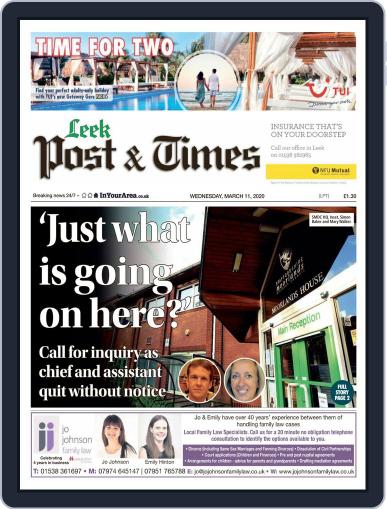 Leek Post and Times Digital Back Issue Cover