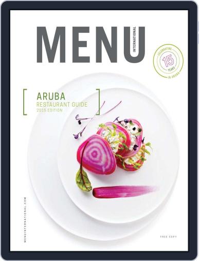 Menu International - Restaurant Guide - Aruba Digital Back Issue Cover