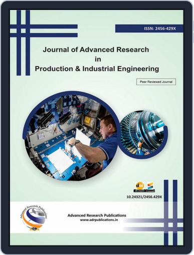 Journal of Advanced Research in Production and Industrial Engineering Volume 2 2015 Digital Back Issue Cover