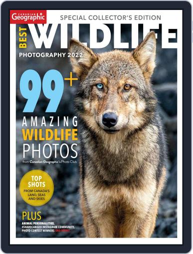 Canadian Geographic Best Wildlife Photography 2022 Digital Back Issue Cover