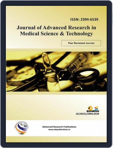 Journal of Advanced Research in Medical Science and Technology - Volume 1 - 2014 Digital Back Issue Cover