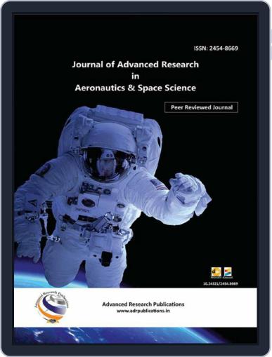 Journal of Advanced Research in Aeronautics and Space Science - Volume 1 - 2014 Digital Back Issue Cover