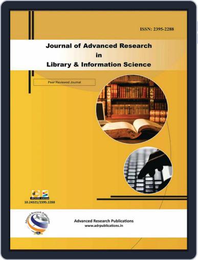 Journal of Advanced Research in Library and Information Science - Volume 5 - 2018 Digital Back Issue Cover