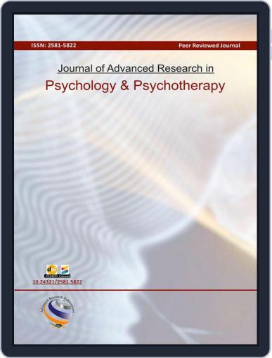 Journal of advanced research in psychology & psychotherapy - Volume 2 - 2019 Digital Back Issue Cover