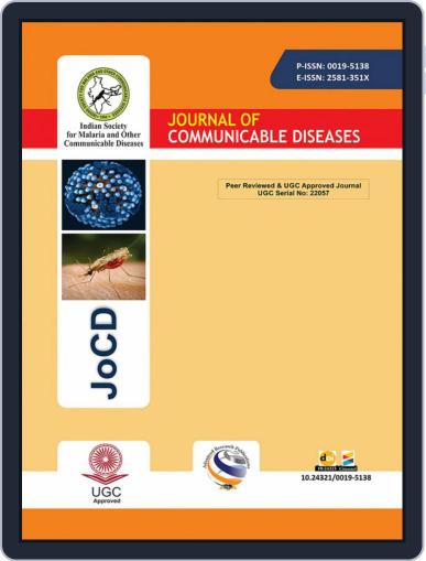 Journal Communicable Diseases - Volume 51 - 2019 Digital Back Issue Cover