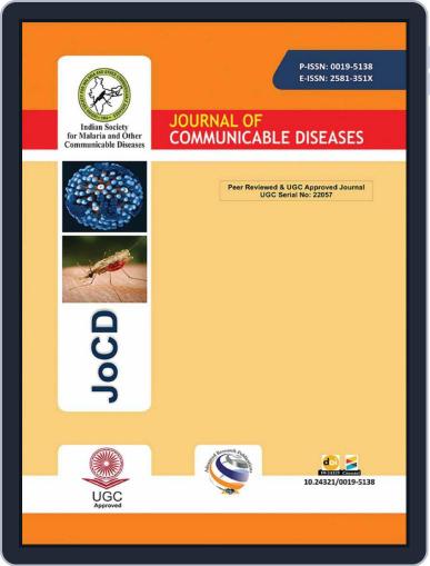 Journal Communicable Diseases - Volume 49 - 2017 Digital Back Issue Cover