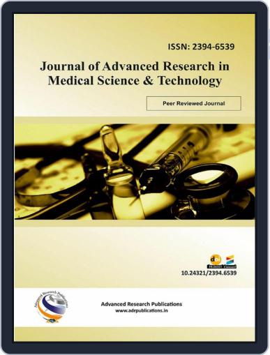 Journal of Advanced Research in Medical Science and Technology - Volume 3 - 2016 Digital Back Issue Cover