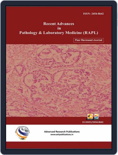 Recent Advances in Pathology & Laboratory Medicine (RAPL) - Volume 5 -2019 Digital Back Issue Cover