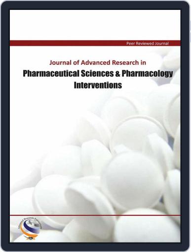 Journal of Advanced Research in Pharmaceutical Sciences & Pharmacology Interventions - Volume 1-2017 Digital Back Issue Cover