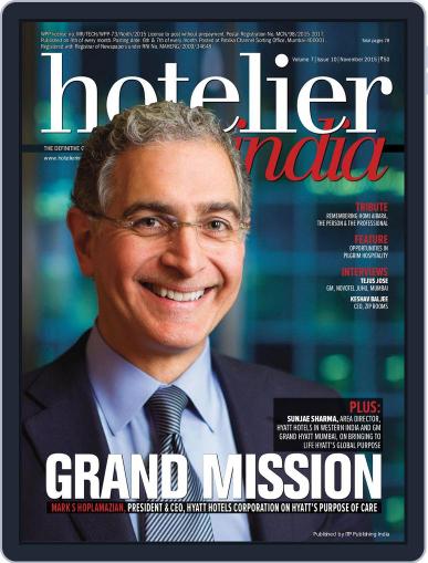 Hotelier India Digital Back Issue Cover