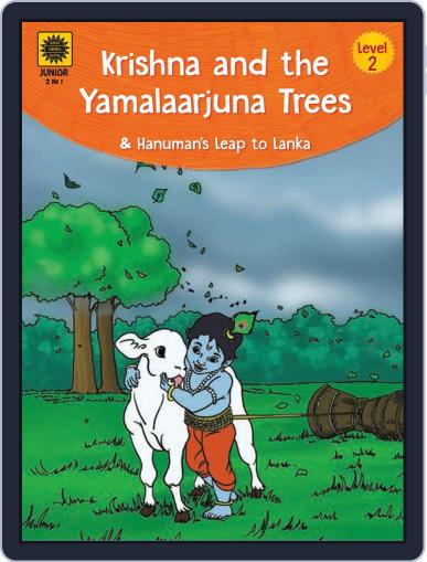 Krishna and the Yamalaarjuna Trees and Hanuman's Leap to Lanka Digital Back Issue Cover