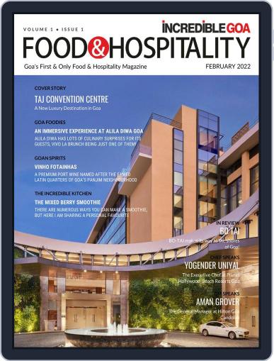 Incredible Goa Food & Hospitality Digital Back Issue Cover