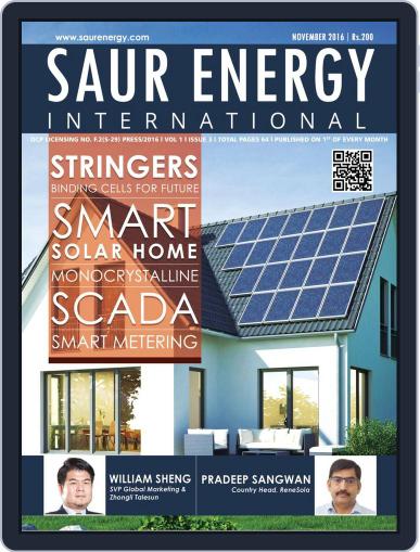 Saur Energy International Digital Back Issue Cover