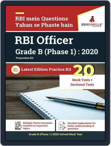 RBI Officer Grade B (Phase 1) 2020 Digital Back Issue Cover