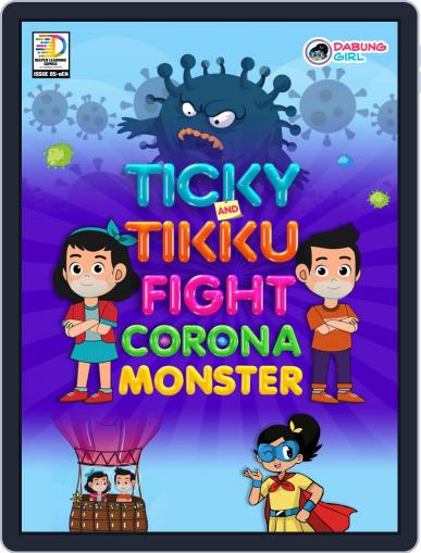 Ticky Tikku Fight Corona Monster - Dabung Girl Style Digital Back Issue Cover