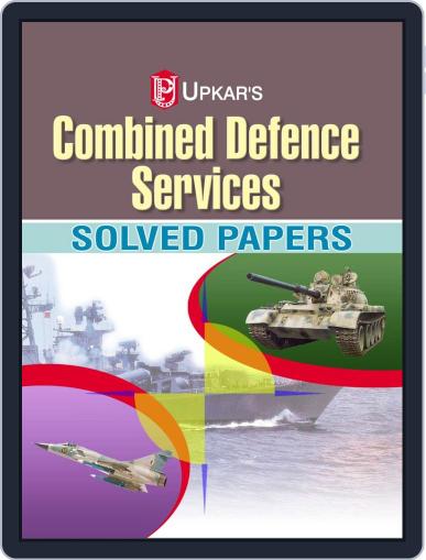 Combined Defence Services Solved Paper Digital Back Issue Cover