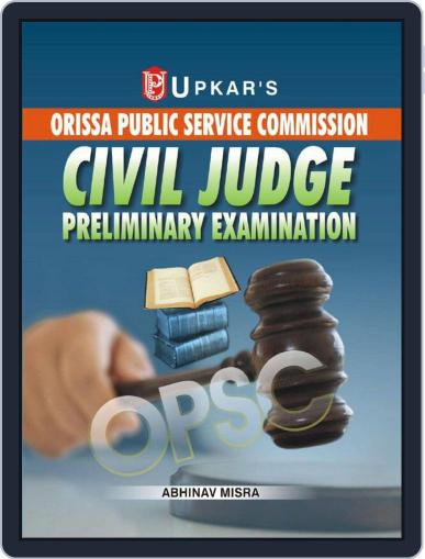 Orissa PSC Civil Judge Preliminary Exam. Digital Back Issue Cover